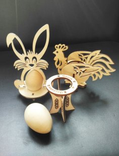 Laser Cut Easter Decorations Plywood Free Vector