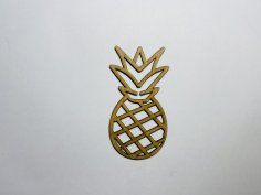 Laser Cut Pineapple Unfinished Wood Cutout Shape Free Vector