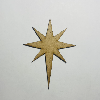 Laser Cut Wood Bethlehem Star Craft Shape Cutout Free Vector