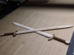 Laser Cut Kids Sword DXF File