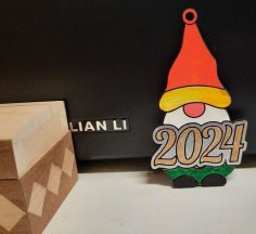 Laser Cut Gnome 2024 3mm SVG File