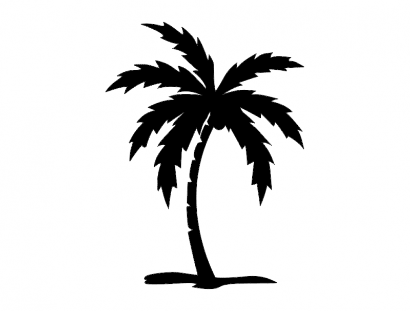 Download Palm Tree dxf File Free Download - 3axis.co