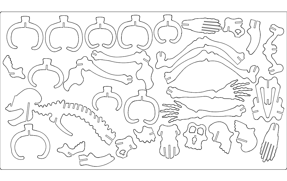 Corpo Human dxf File Free Download - 3axis.co - 3D model önizlemesi