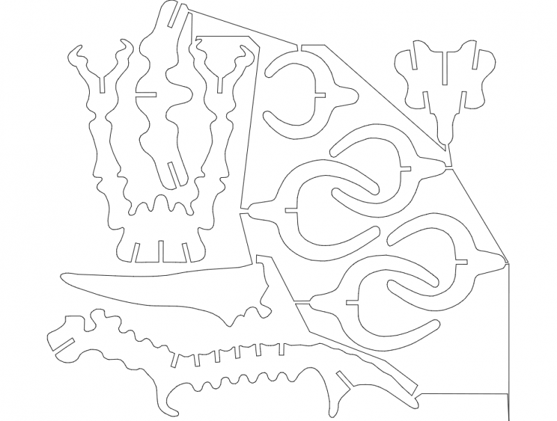 pterax 1 dxf File Free Download - 3axis.co