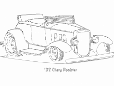 Chevy Roadster dxf File