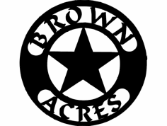 Brown Acres dxf File
