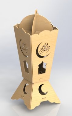 Ramadan Wood Laser Cutting DXF File