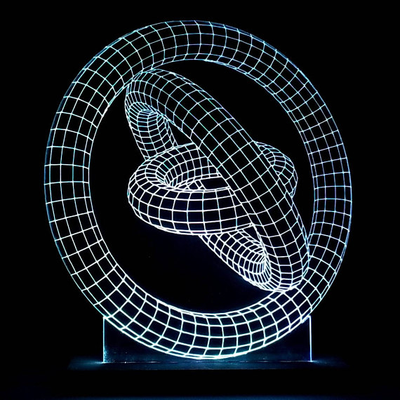 Download 3D illusion Gyroscope Acrylic Led Sign DXF File Free Download - 3axis.co