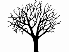 Bare Tree dxf File