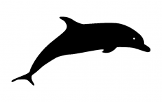 Dolphin Silhouette dxf File