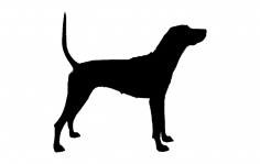 Dog For hunting dxf File