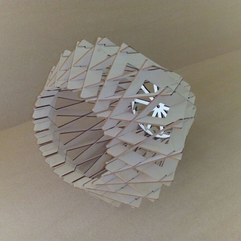 Laser Cut Wooden Pendant Light DXF File