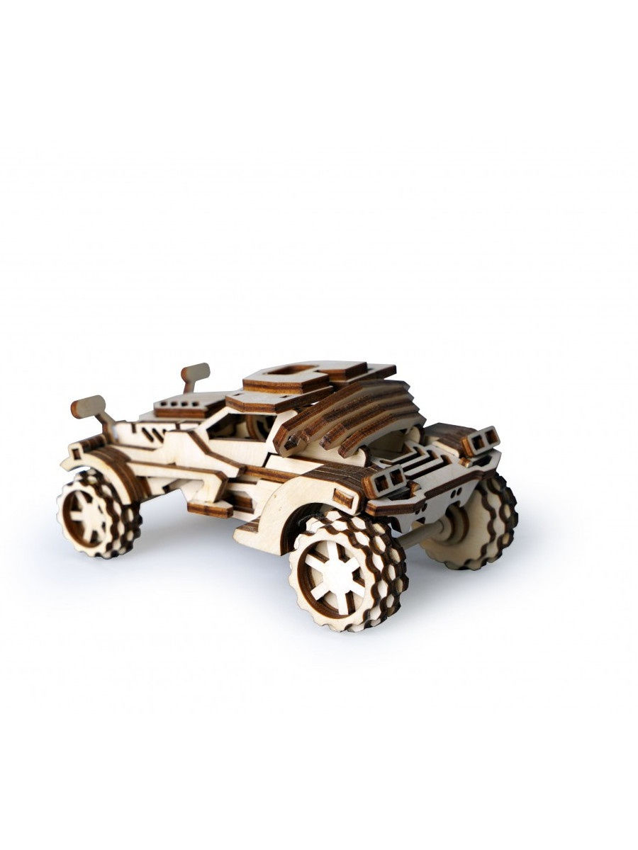 Laser Cut Scorpio Wooden Toy Car Model Free Vector
