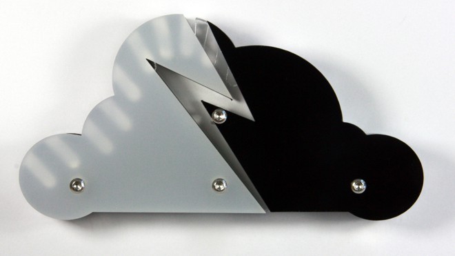 Laser Cut Cloud Shaped USB Stick Stand Free Vector