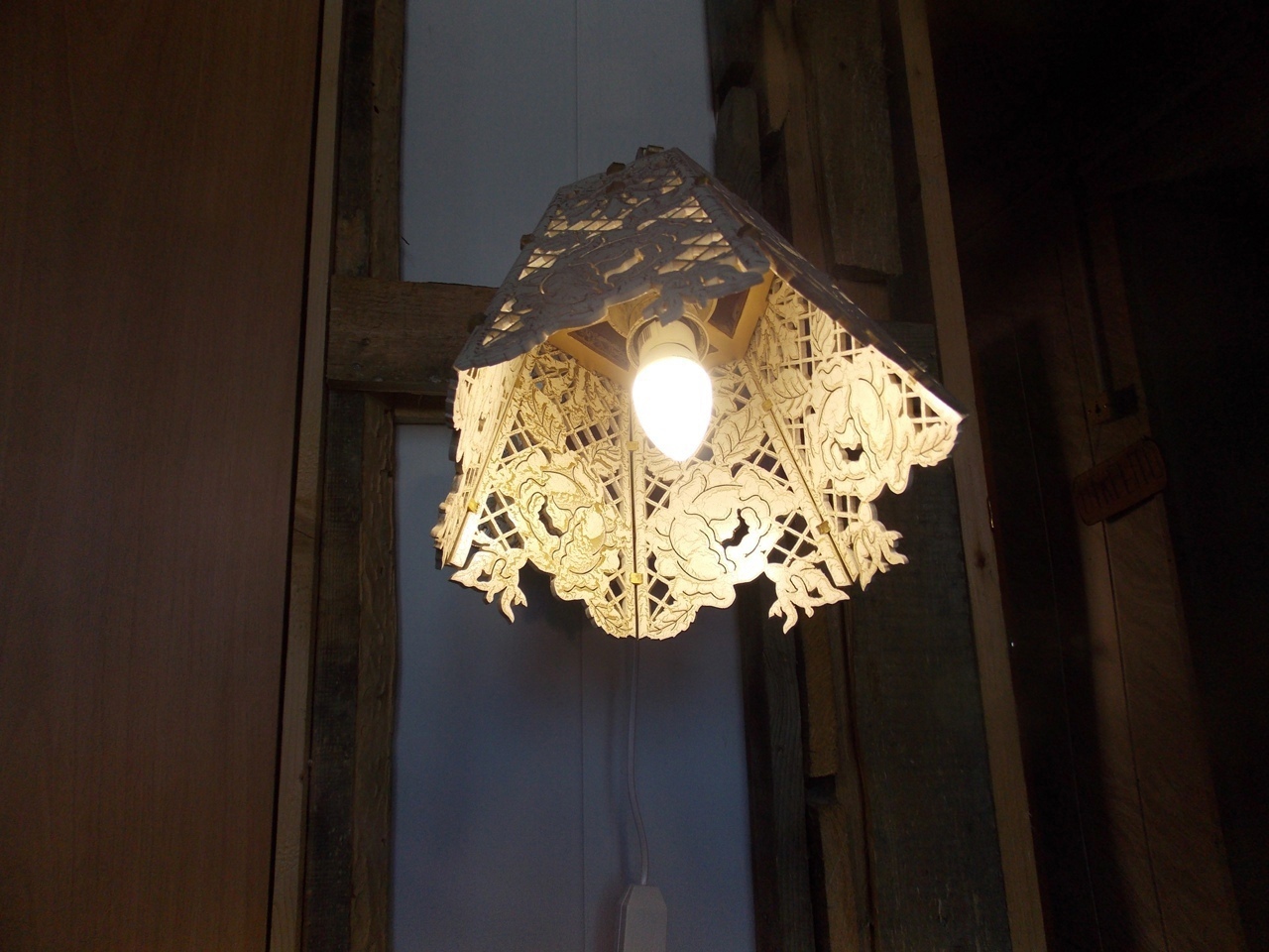 Laser Cut Wooden Decorative Lamp PDF File