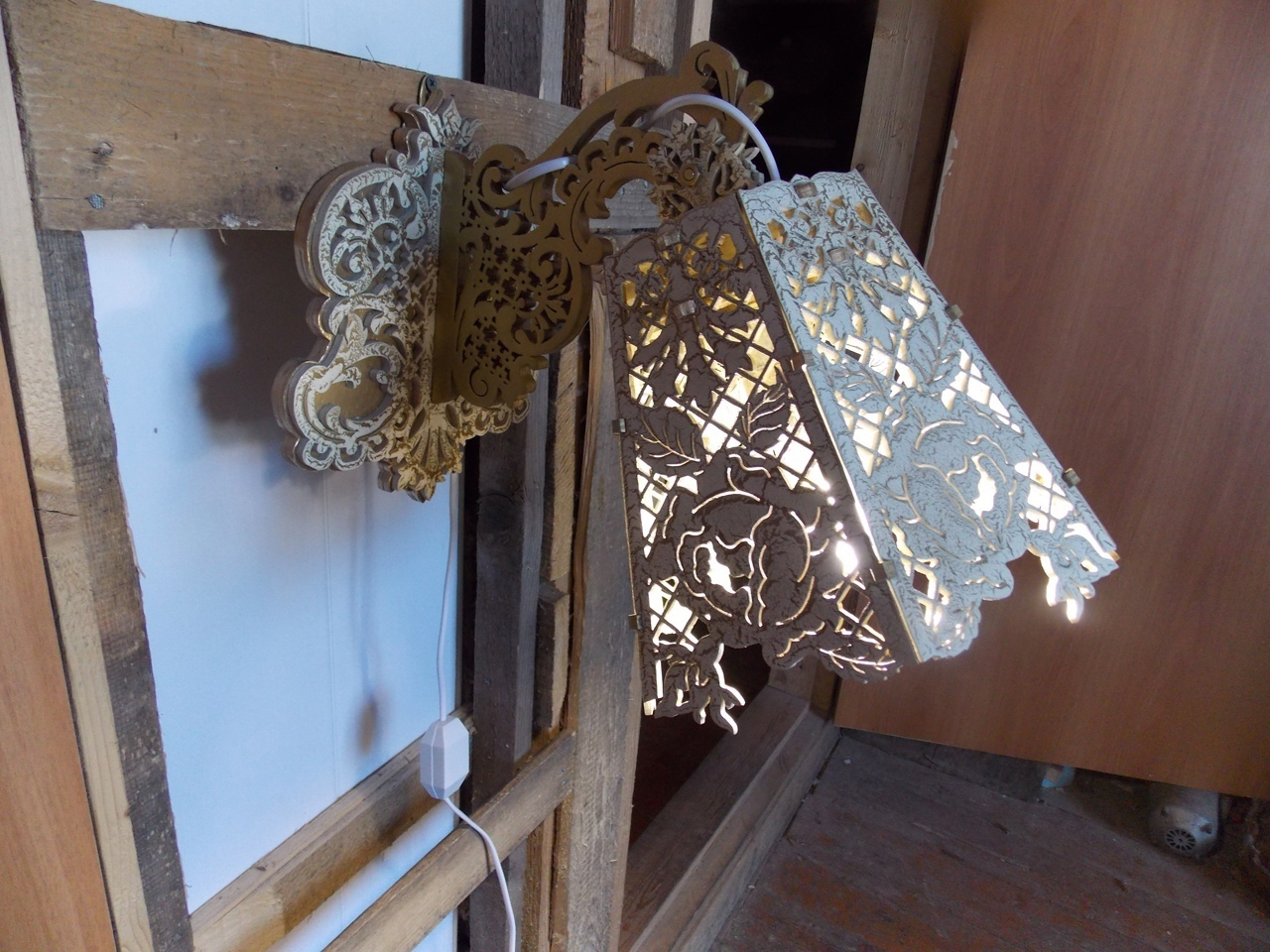 Laser Cut Wooden Decorative Lamp PDF File
