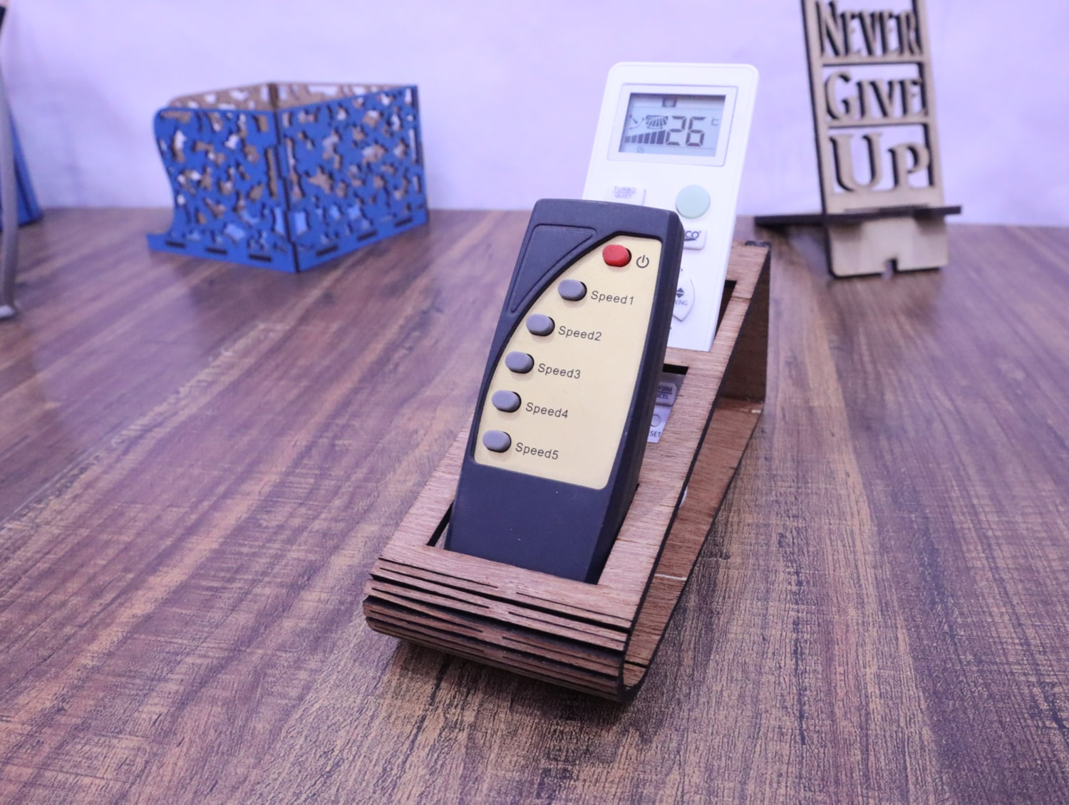 Laser Cut Remote Control Stand Remote Holder 3mm Free Vector