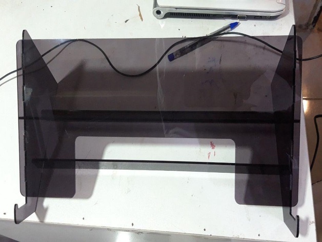 Laser Cut 15 Inch Laptop Stand 3mm Free Vector