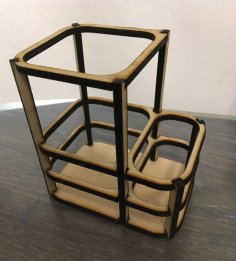 Laser Cut Pencil Stand DXF File