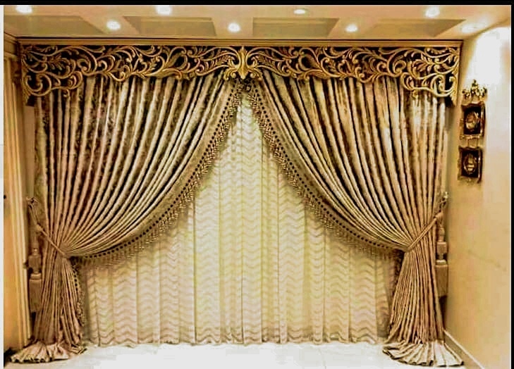 Decorative Curtain Border Design DXF File Free Download - 3axis.co