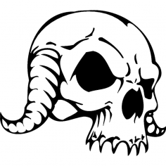 Skull 086 dxf File
