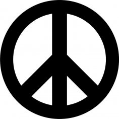 Peace Sign Pacific Vector Free Vector