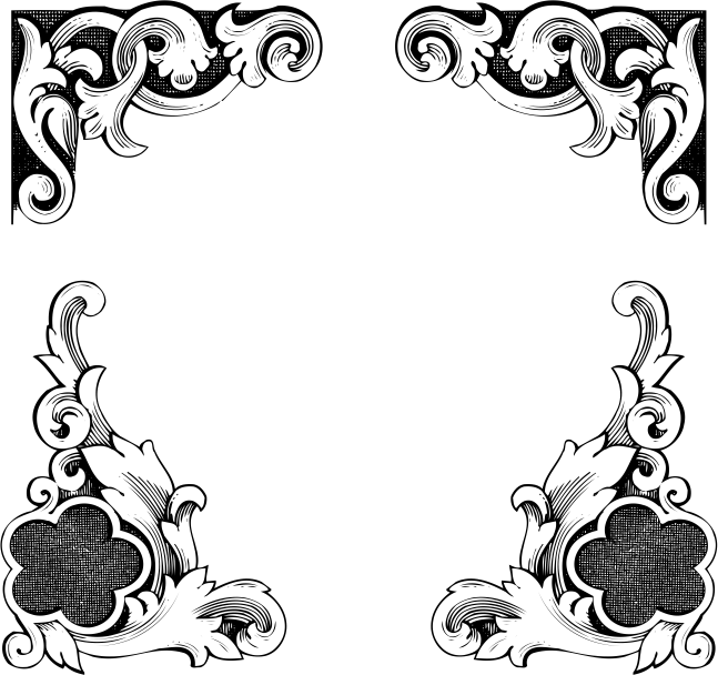 Scroll frame and background Royalty Free Vector Image