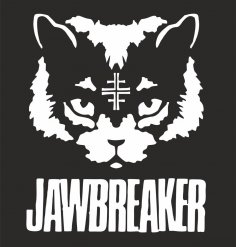 Jawbreaker Cat Sticker Vector Free Vector