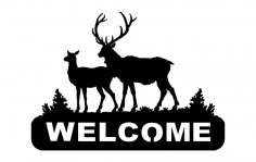Deer 2 Welcomes dxf File