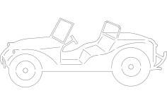 Vw Buggy dxf File