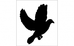 Emba 3mm 1 Adet (Pigeon) dxf File