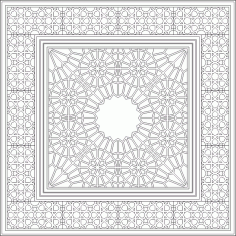 Islamic Pattern 2D DWG File