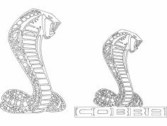 Cobra Logo dxf File