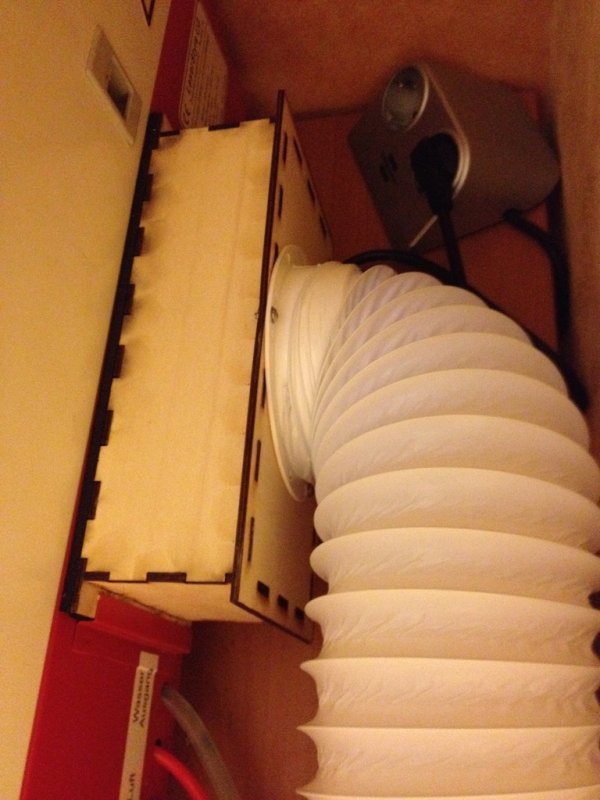 Laser Cut Exhaust Hose Adapter for Laser Cutter SH-K40 IV SVG File Free Download - 3axis.co - 3D model önizlemesi