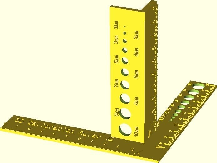 3D Calibration Ruler 3D Printer Model Download Free STL File 3axis.co