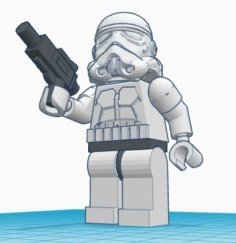 LEGO Stormtrooper (fully Poseable, Oversized) 3D Printer Model