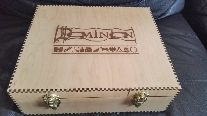 Laser Cut Dominion Storage Box (all expansions) Free Vector Download - 3axis.co - 3D model önizlemesi
