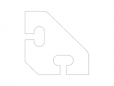 diagonal-brace-37.5×37.5 dxf File