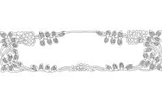 Flowers dxf File