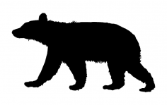 Animal Bear dxf File