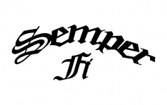 Semper Fi dxf File