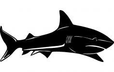 Shark Silhouette dxf File