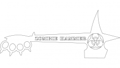 Zombie Hammer dxf File