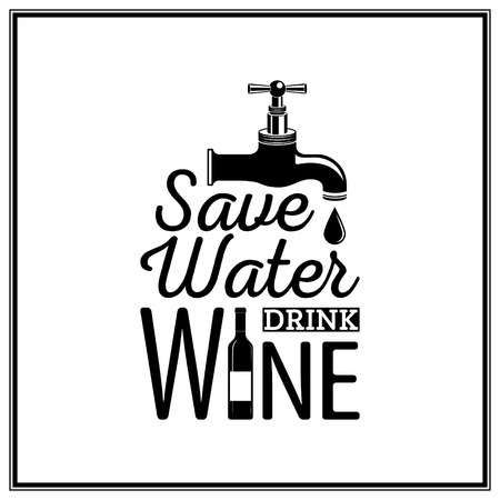 Save Water Drink Wine Quote Laser Cutting Template Free Vector Cdr Download 3axis Co