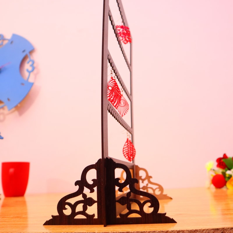 Laser Cut Earring Stand Mdf 3mm DXF File