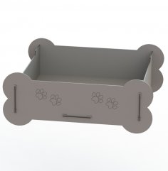 Laser Cut Wooden Dog Bed Puppy Bed Pet Supplies DXF File