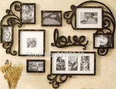 Love Picture Frame Set Wall Art Decoration Free Vector