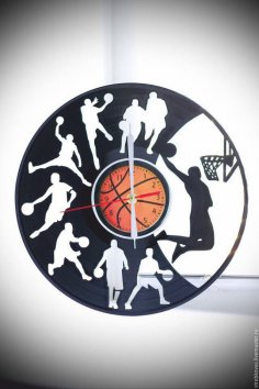 Basketball Clock DXF File