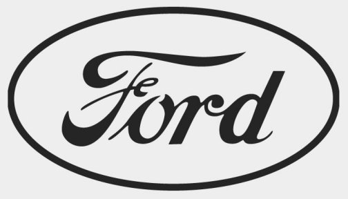 Ford logo in AutoCAD, Download CAD free (30.09 KB)