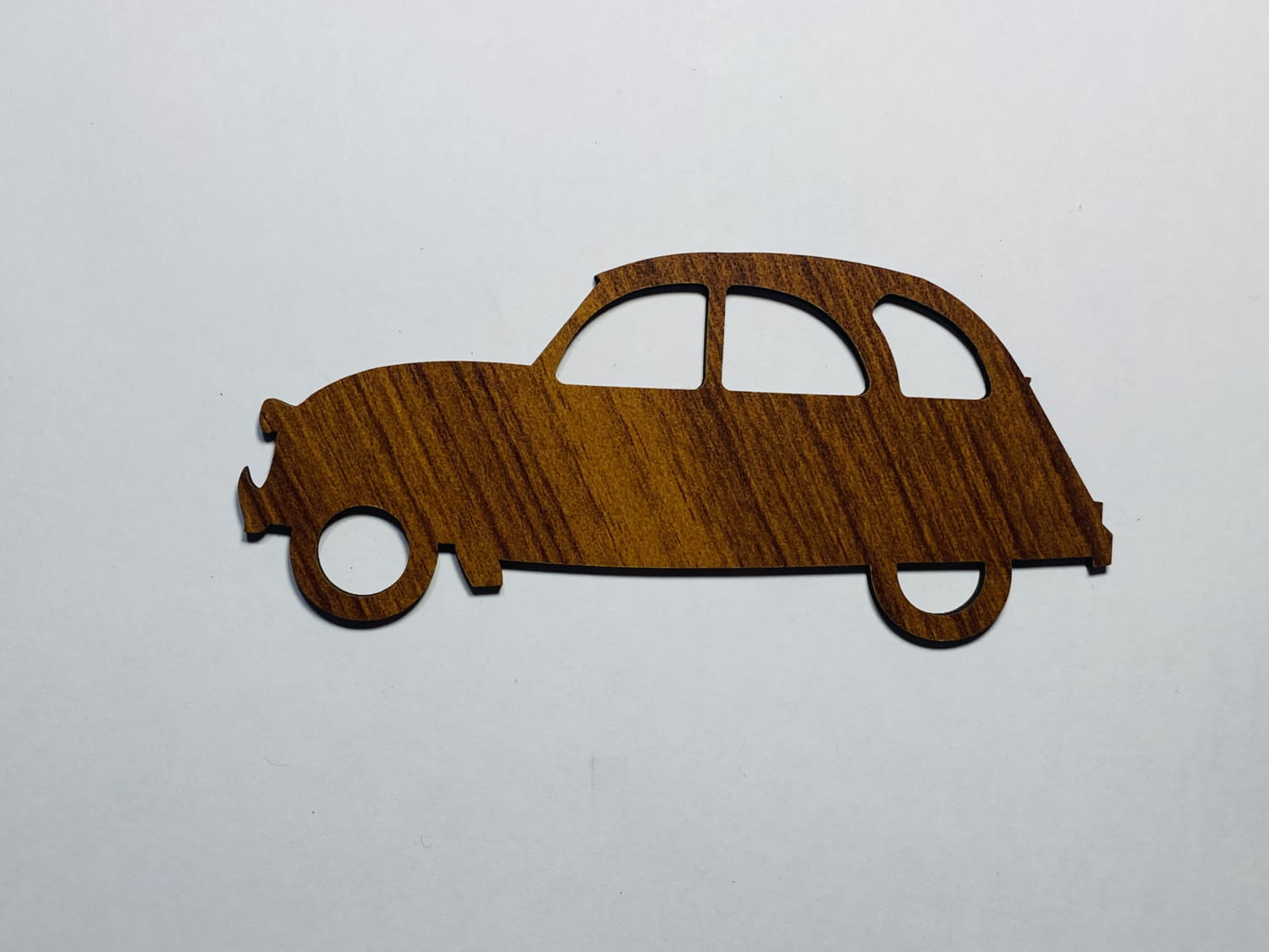 Laser Cut Car Shape Unfinished Wood Cutout Free Vector